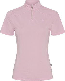 Equipage Hasty Half-zip kortærmet ridebluse - Winsome Orchid